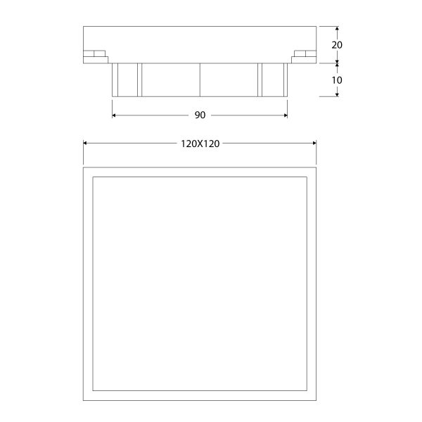 Kano 304 Tile Insert Silver - Image 5