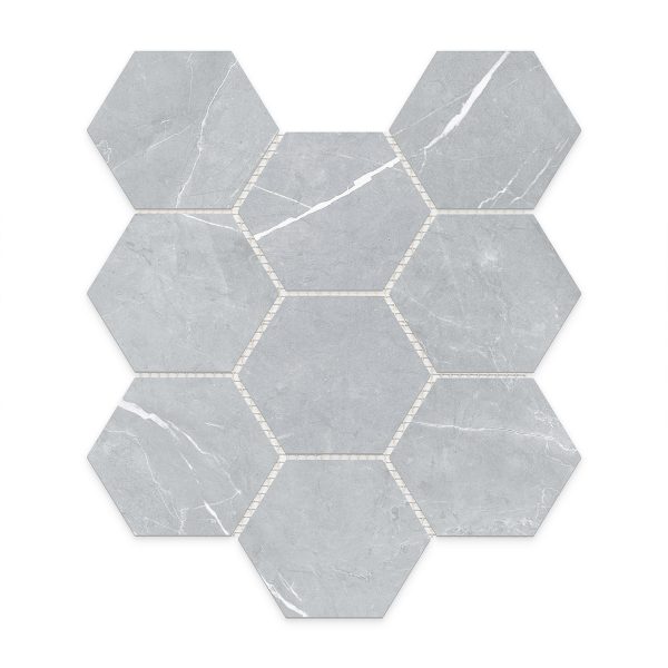 BRACCA LIGHT GREY HEXAGON